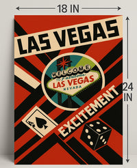 Welcome to Las Vegas Wall Art Print PosterGoat