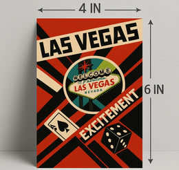 Welcome to Las Vegas Wall Art Print PosterGoat
