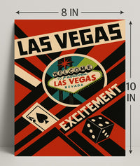 Welcome to Las Vegas Wall Art Print PosterGoat