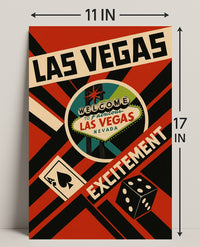 Welcome to Las Vegas Wall Art Print PosterGoat