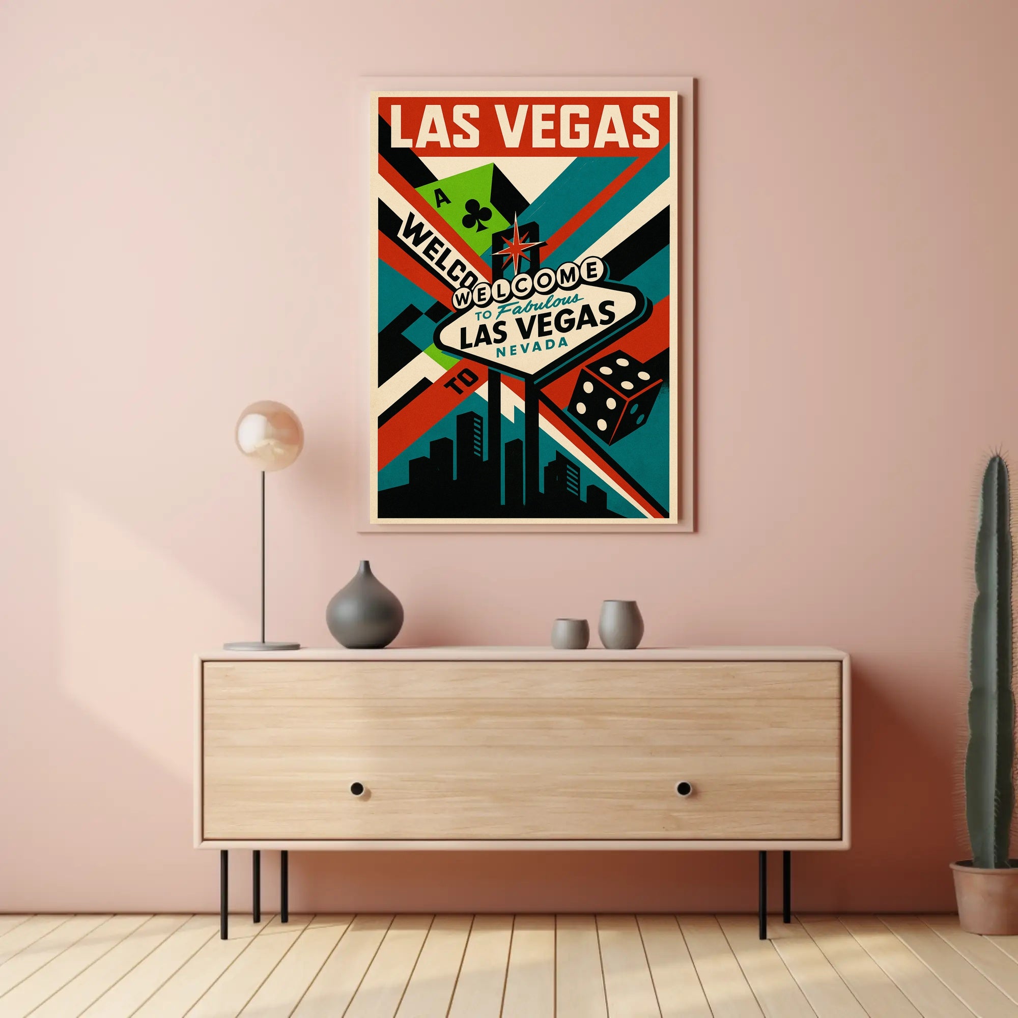 Welcome to Las Vegas Wall Art Print PosterGoat