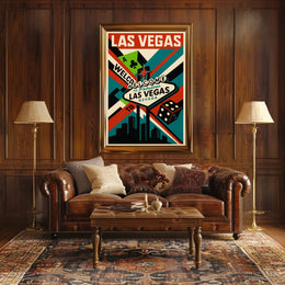 Welcome to Las Vegas Wall Art Print PosterGoat