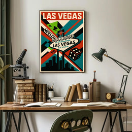 Welcome to Las Vegas Wall Art Print PosterGoat