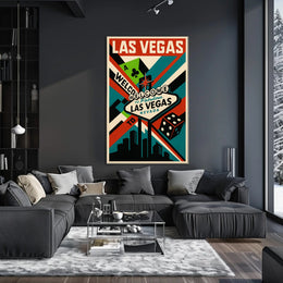 Welcome to Las Vegas Wall Art Print PosterGoat