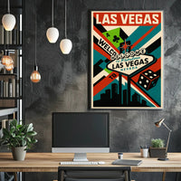 Welcome to Las Vegas Wall Art Print PosterGoat