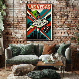 Welcome to Las Vegas Wall Art Print PosterGoat