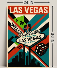 Welcome to Las Vegas Wall Art Print PosterGoat