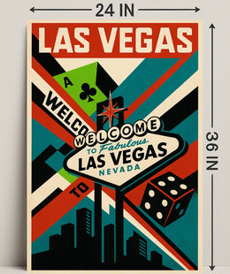 Welcome to Las Vegas Wall Art Print PosterGoat