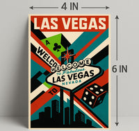 Welcome to Las Vegas Wall Art Print PosterGoat