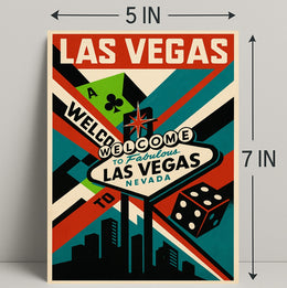 Welcome to Las Vegas Wall Art Print PosterGoat
