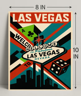 Welcome to Las Vegas Wall Art Print PosterGoat