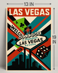 Welcome to Las Vegas Wall Art Print PosterGoat