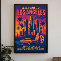Welcome to Los Angeles Poster PosterGoat