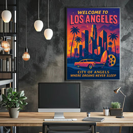 Welcome to Los Angeles Poster PosterGoat