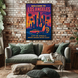Welcome to Los Angeles Poster PosterGoat