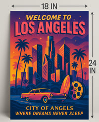 Welcome to Los Angeles Poster PosterGoat