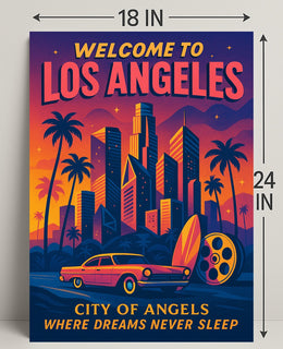 Welcome to Los Angeles Poster PosterGoat