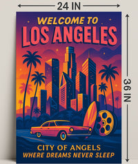 Welcome to Los Angeles Poster PosterGoat