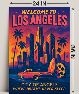 Welcome to Los Angeles Poster PosterGoat