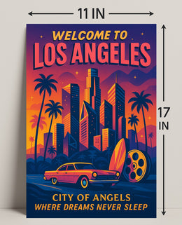 Welcome to Los Angeles Poster PosterGoat