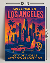 Welcome to Los Angeles Poster PosterGoat