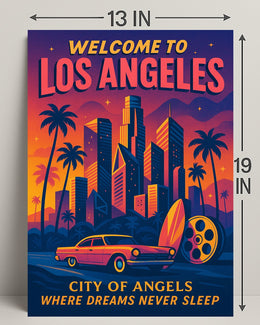 Welcome to Los Angeles Poster PosterGoat