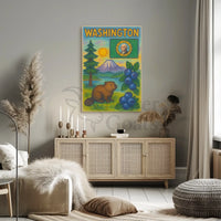 Welcome to Michigan Vintage Travel Poster PosterGoat
