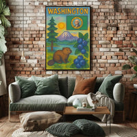 Welcome to Michigan Vintage Travel Poster PosterGoat
