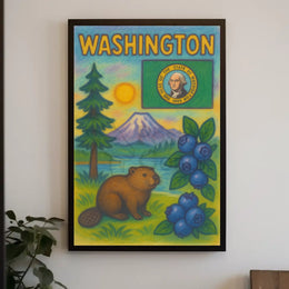 Welcome to Michigan Vintage Travel Poster PosterGoat