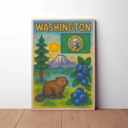 Welcome to Michigan Vintage Travel Poster PosterGoat