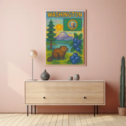 Welcome to Michigan Vintage Travel Poster PosterGoat