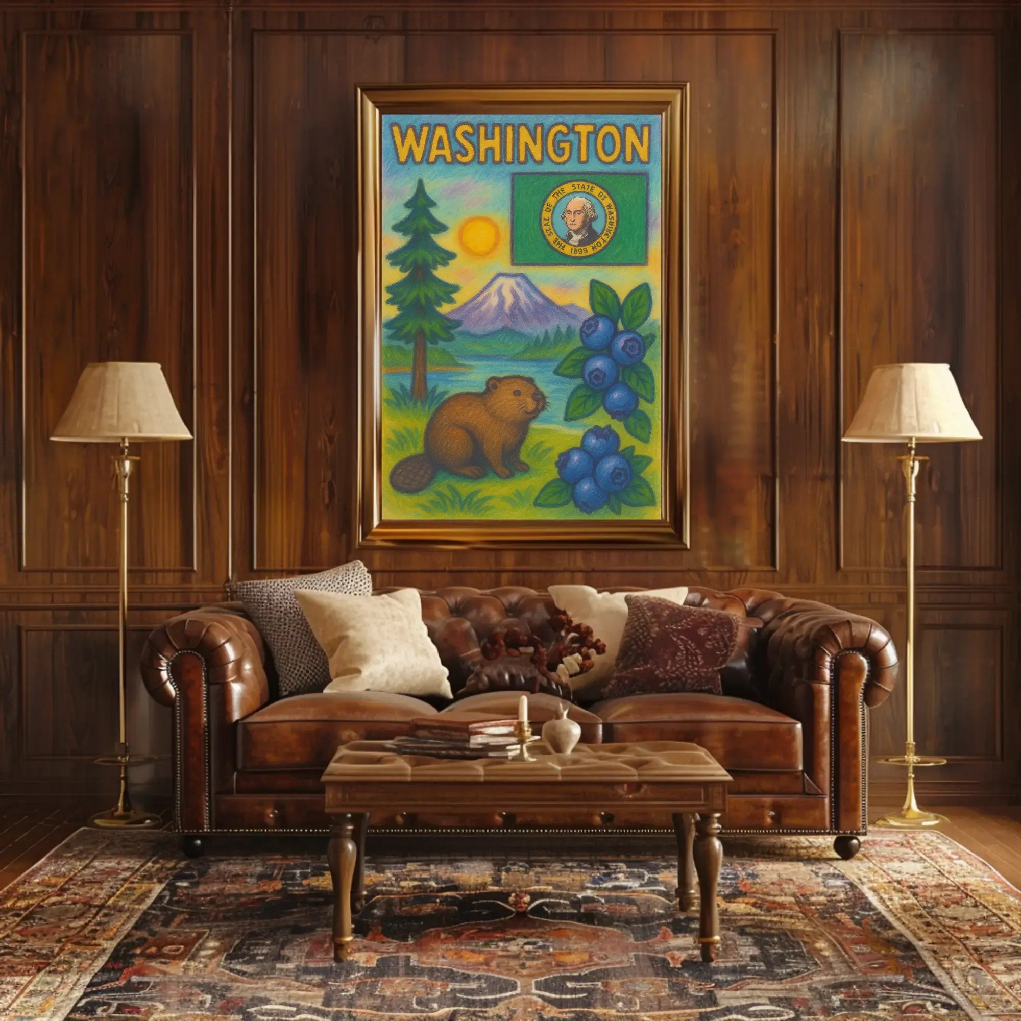 Welcome to Michigan Vintage Travel Poster PosterGoat