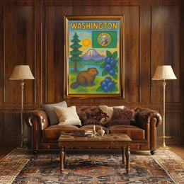 Welcome to Michigan Vintage Travel Poster PosterGoat