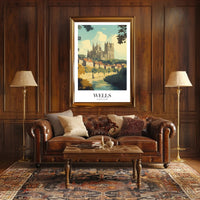 Wells England Gothic Cathedral Poster PosterGoat