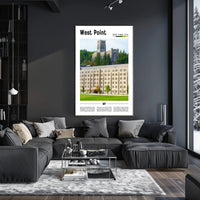 West Point Iconic Academy Building Travel Poster PosterGoat