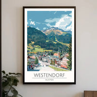 Westendorf Alpine Charm Travel Poster PosterGoat
