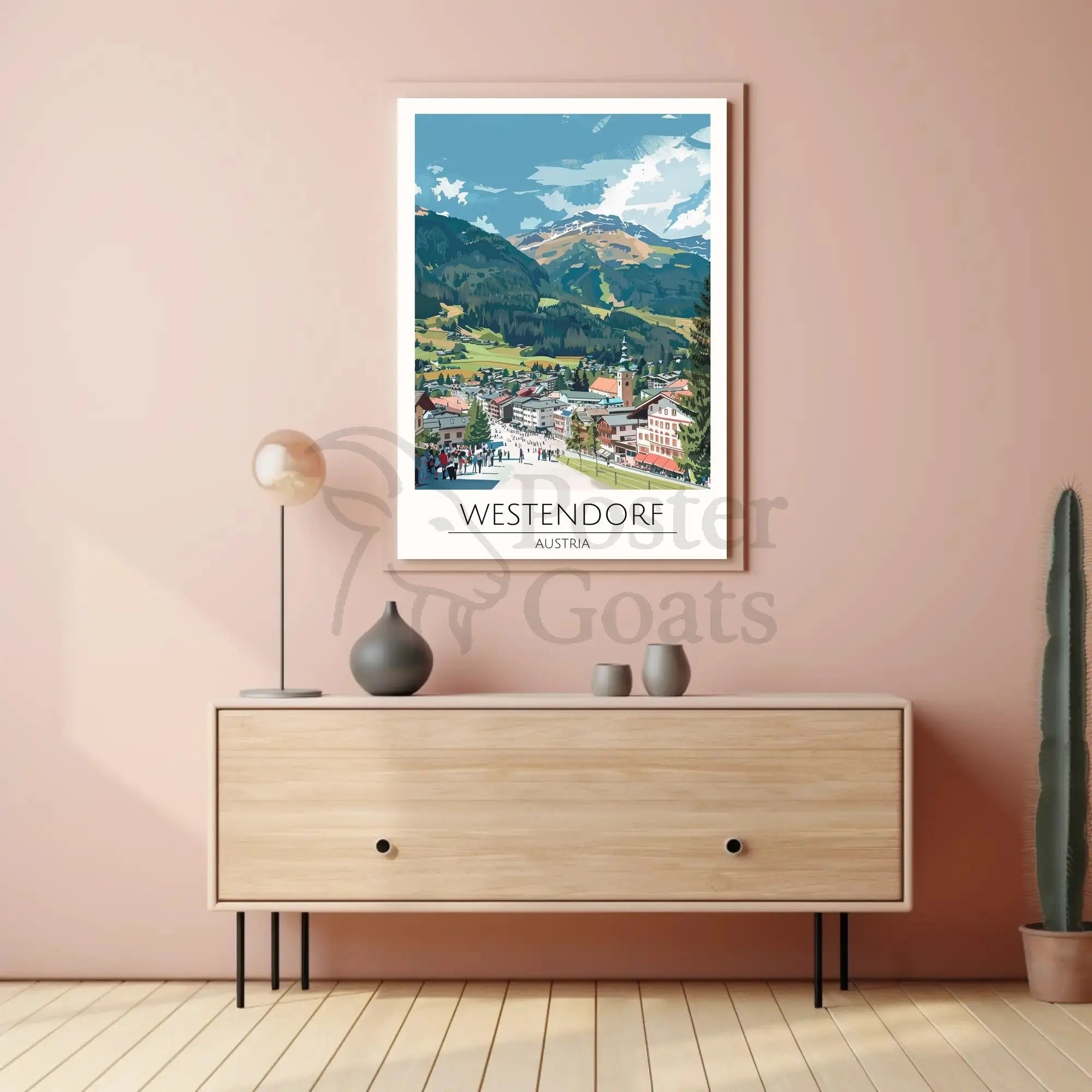 Westendorf Alpine Charm Travel Poster PosterGoat