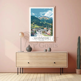 Westendorf Alpine Charm Travel Poster PosterGoat