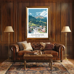Westendorf Alpine Charm Travel Poster PosterGoat