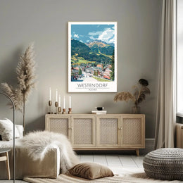 Westendorf Alpine Charm Travel Poster PosterGoat