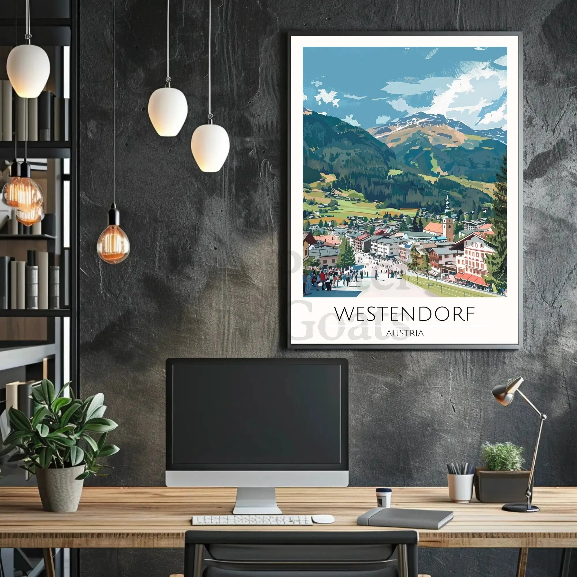 Westendorf Alpine Charm Travel Poster PosterGoat