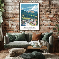 Westendorf Alpine Charm Travel Poster PosterGoat