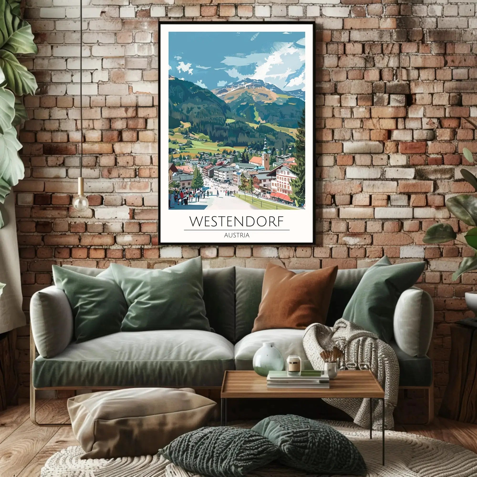 Westendorf Alpine Charm Travel Poster PosterGoat
