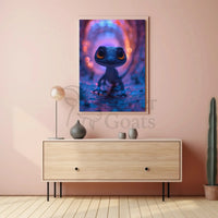 Whimsical Creature Fantasy Adventure Animal Poster PosterGoat