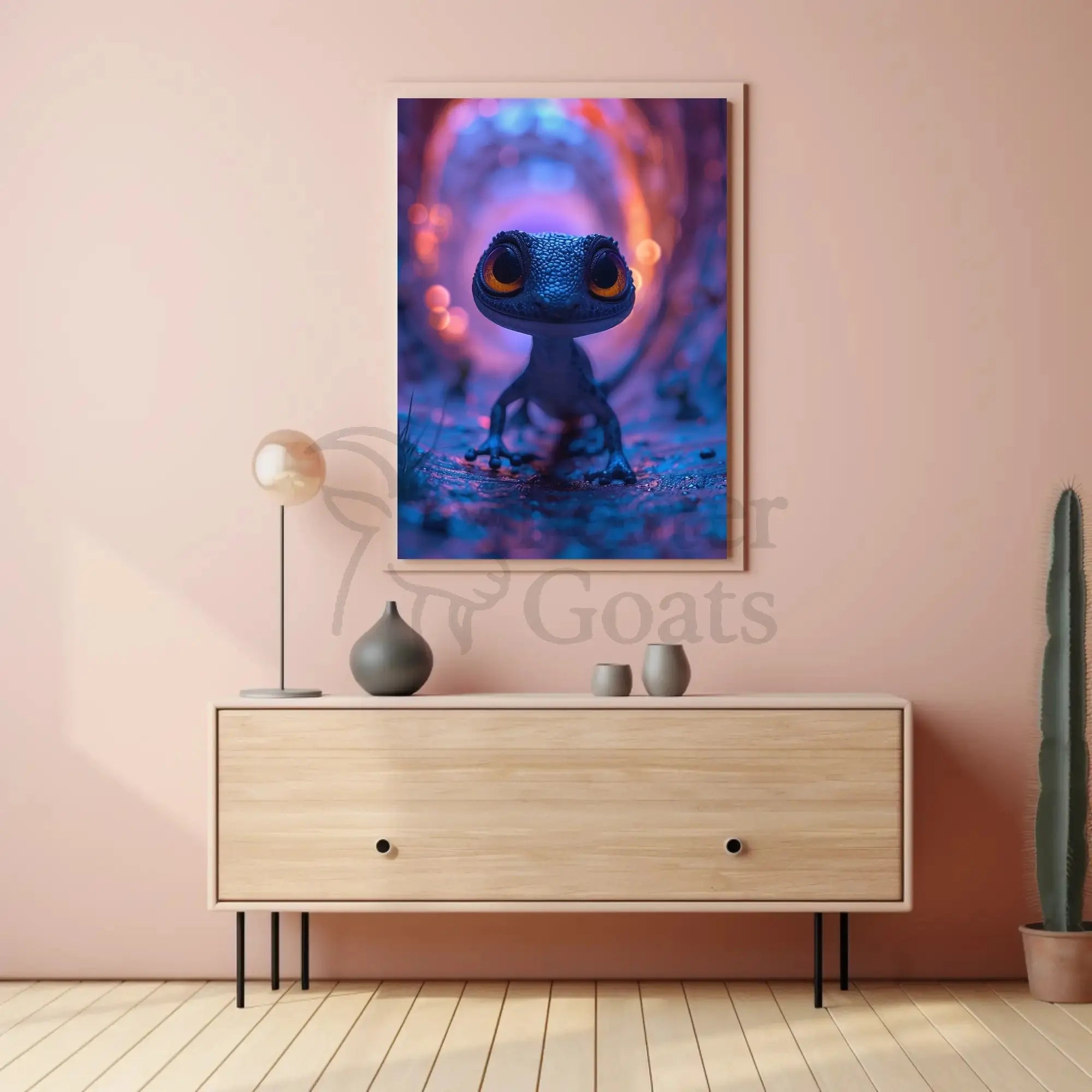 Whimsical Creature Fantasy Adventure Animal Poster PosterGoat