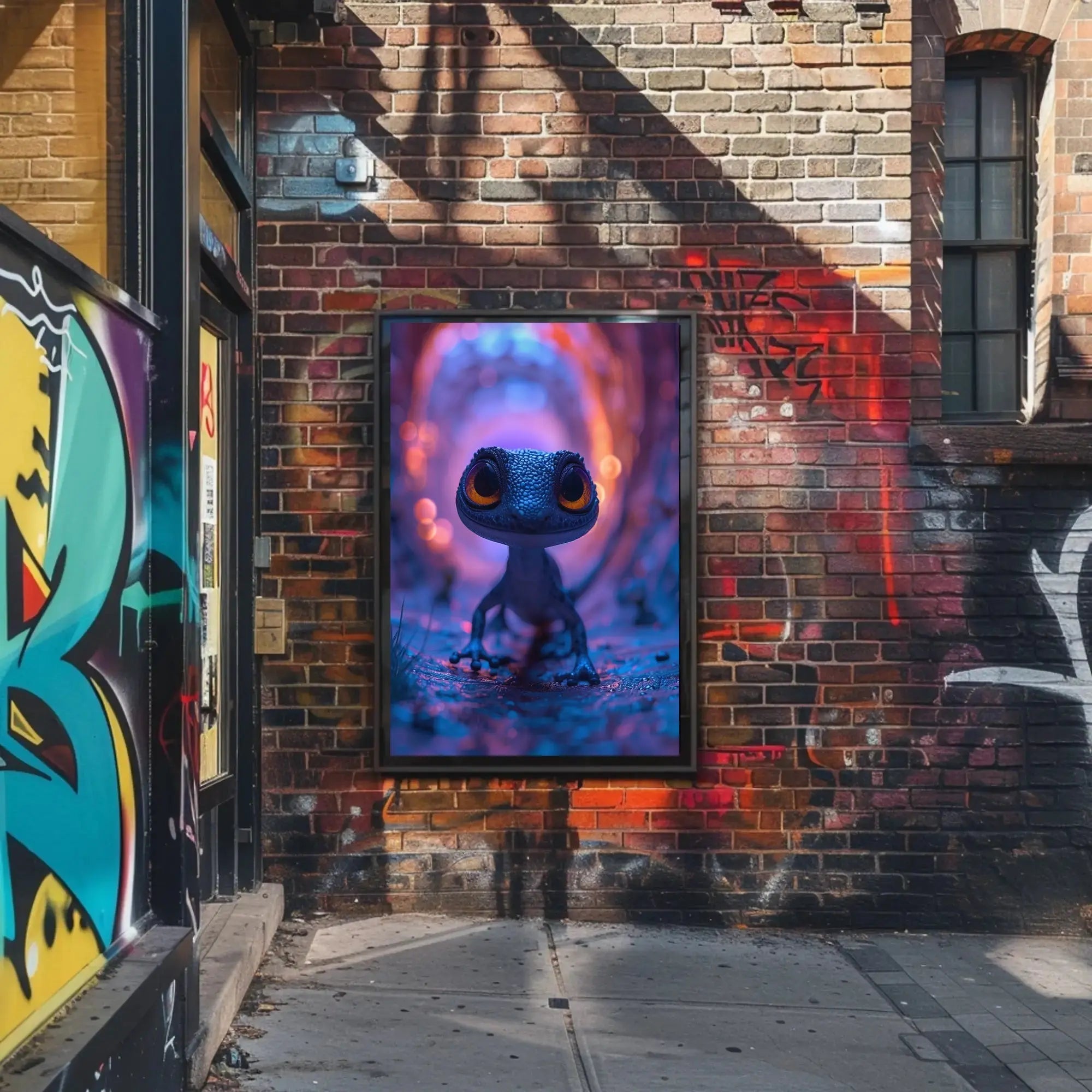 Whimsical Creature Fantasy Adventure Animal Poster PosterGoat