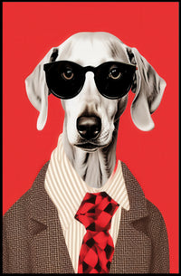 Whimsical Doggy Style: Pop Culture Poster PosterGoat
