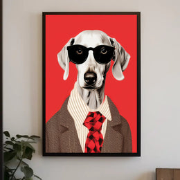 Whimsical Doggy Style: Pop Culture Poster PosterGoat