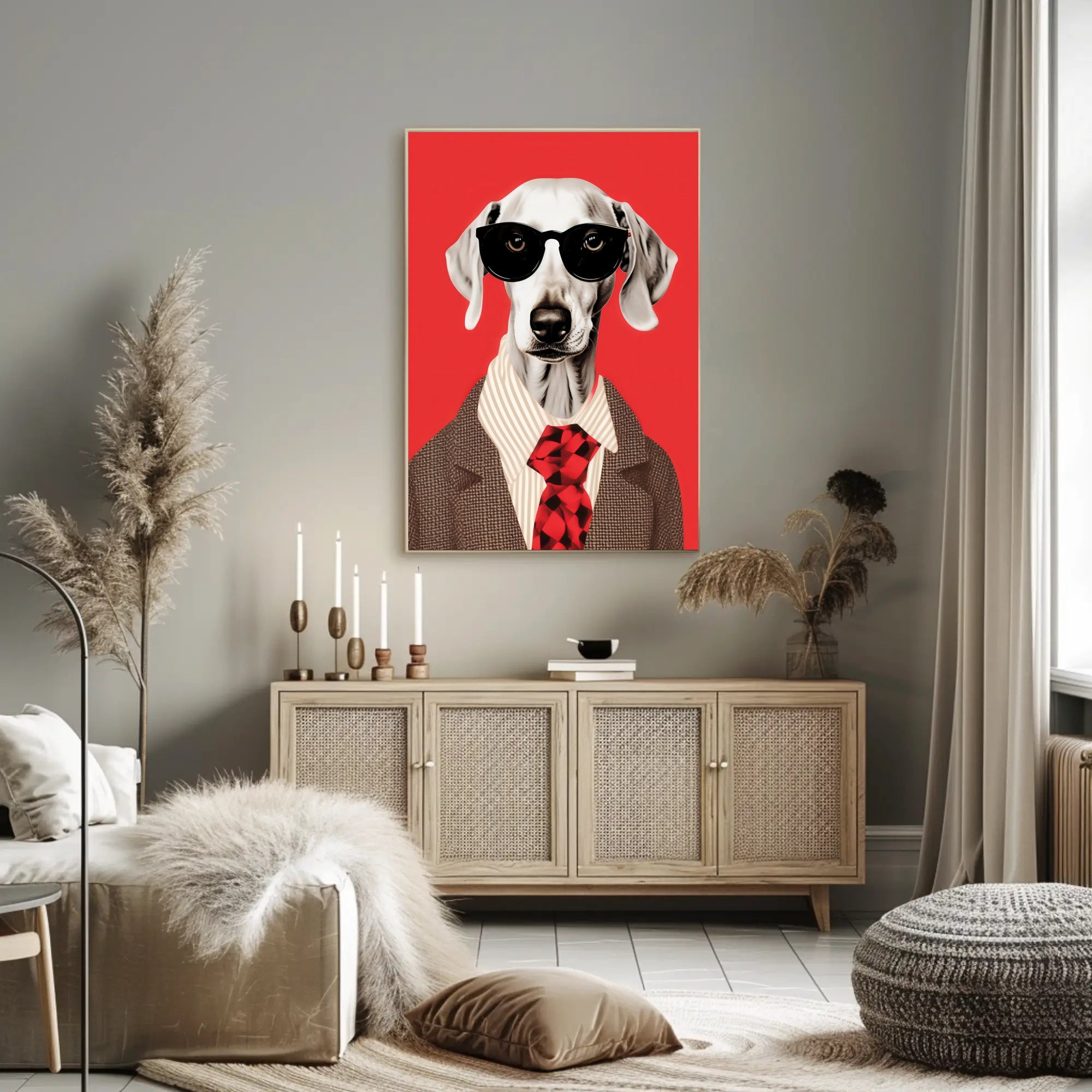 Whimsical Doggy Style: Pop Culture Poster PosterGoat