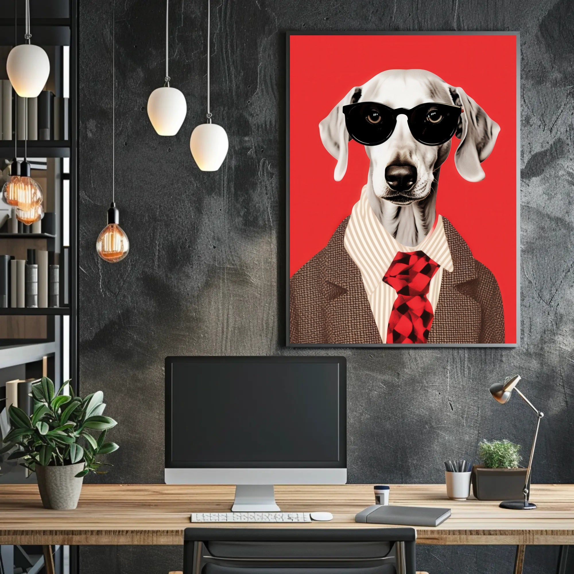 Whimsical Doggy Style: Pop Culture Poster PosterGoat